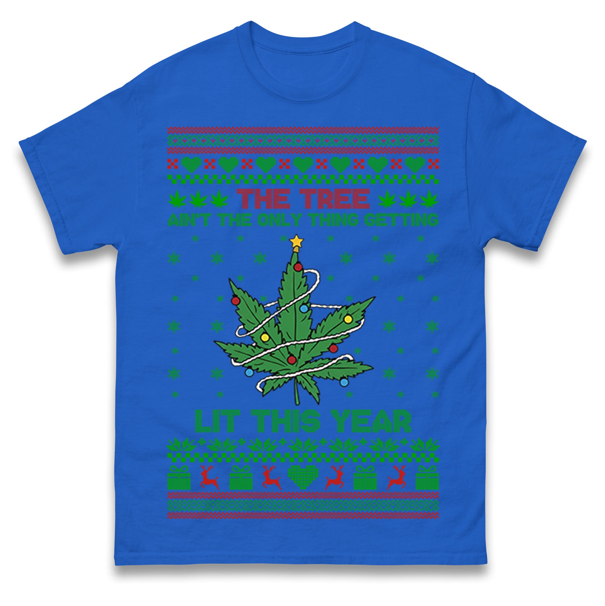 Cannabis Christmas T Shirt