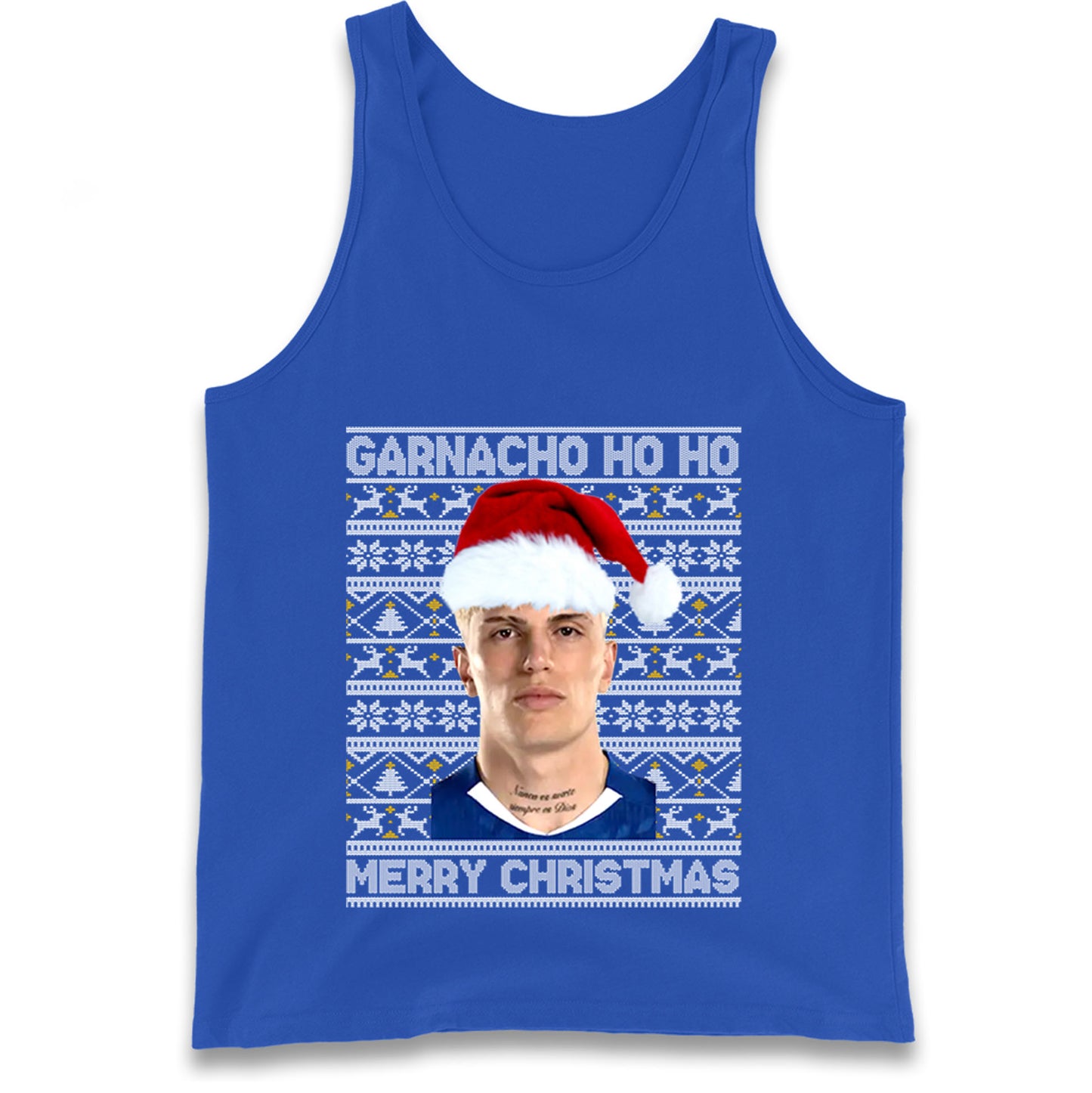 Garnacho Christmas Tank Top