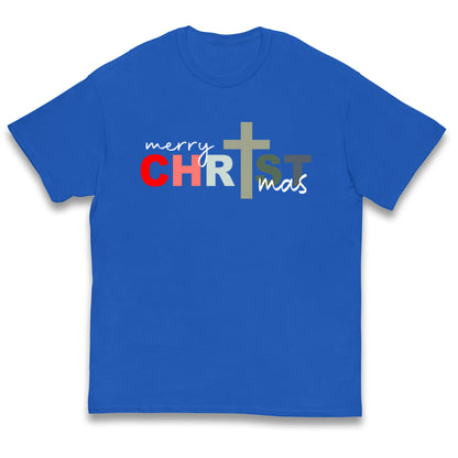 Christ Christmas Kids T Shirt