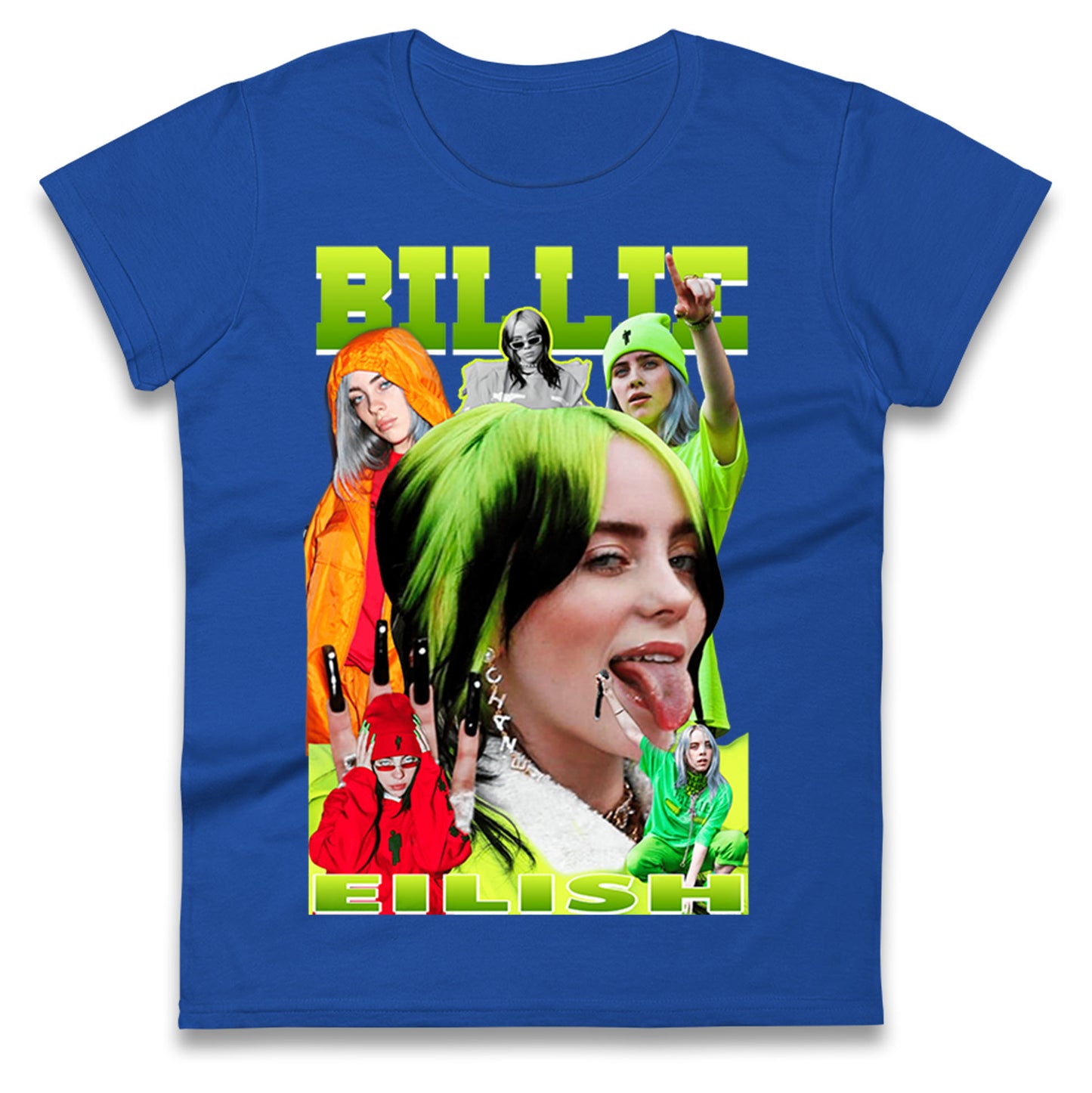 Billie Eilish Green Ladies T Shirt