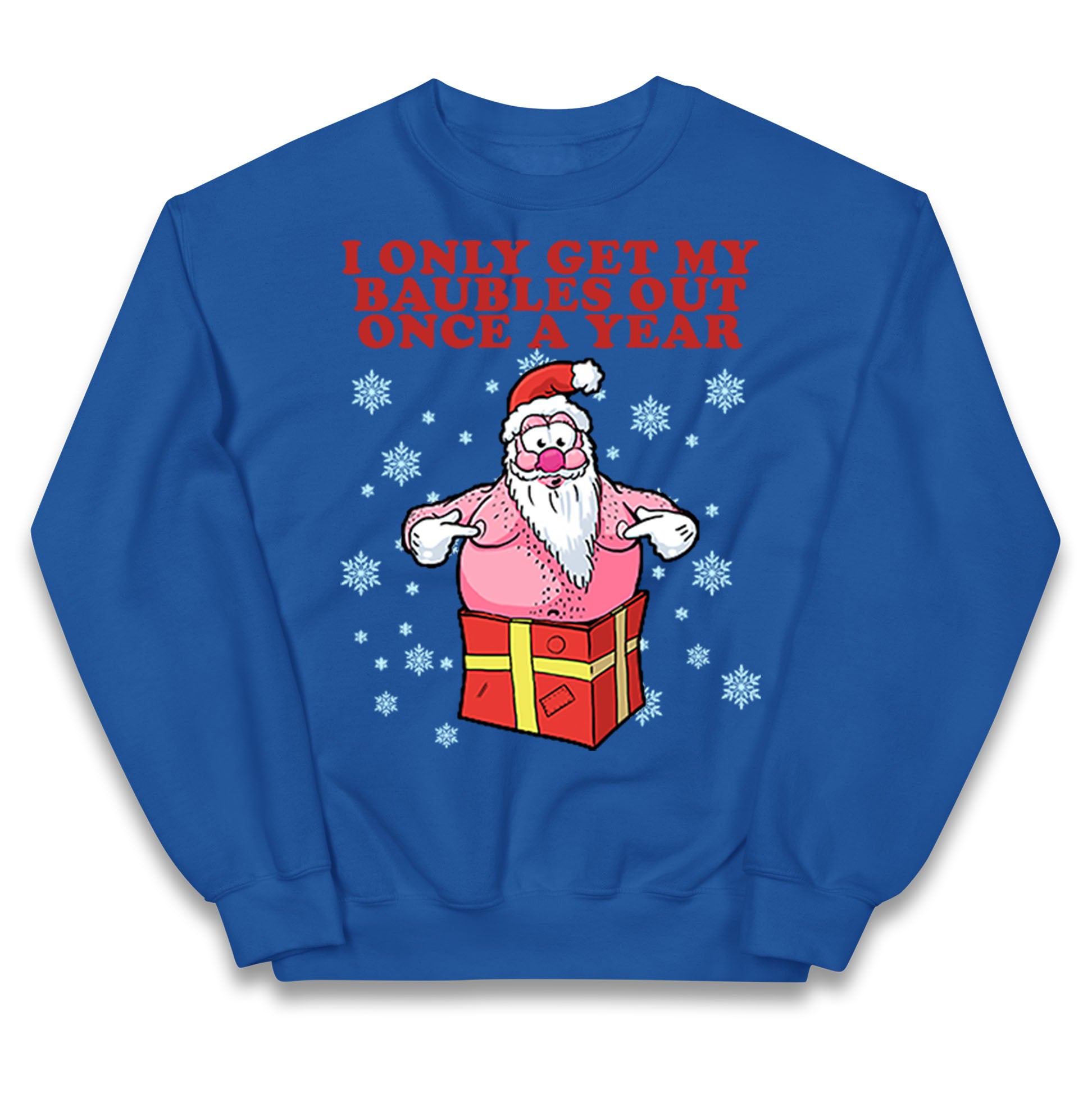 Fat Santa Christmas Funny Jumper