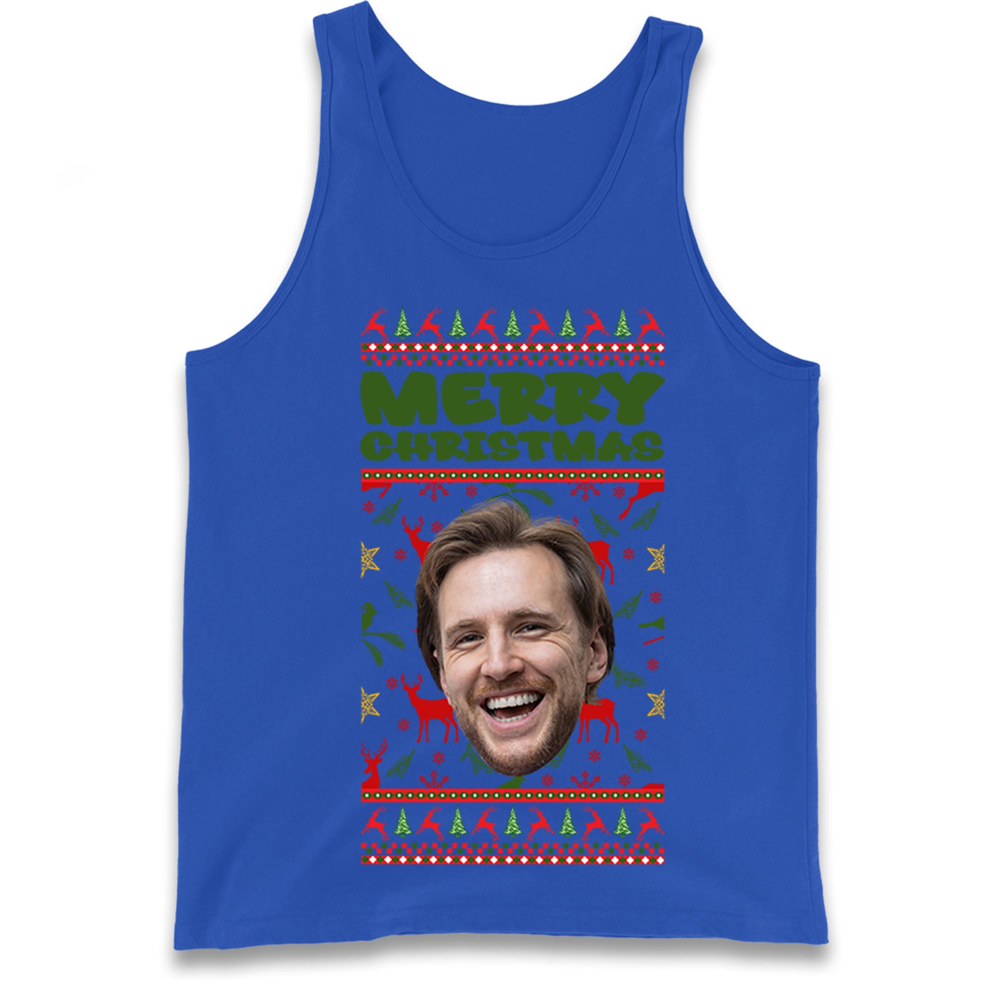 Personalise Christmas Tank Top
