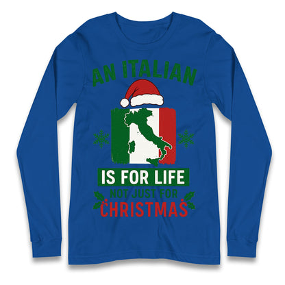 Italian Christmas Longsleeve T Shirt