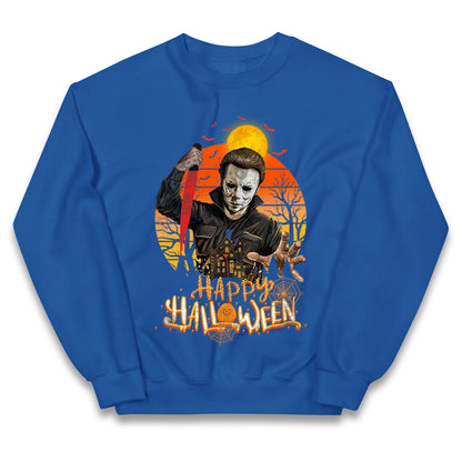 Michael Myers Happy Halloween Kids Jumper