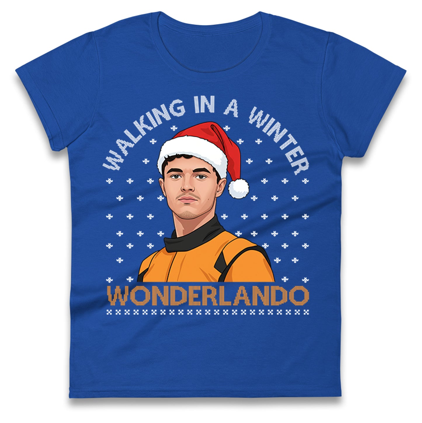Lando Norris Christmas Ladies T Shirt