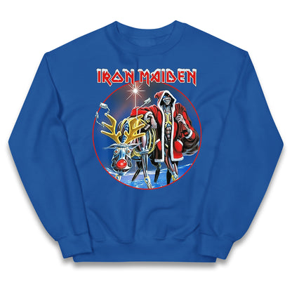 Iron Maiden Christmas Kids Jumper 