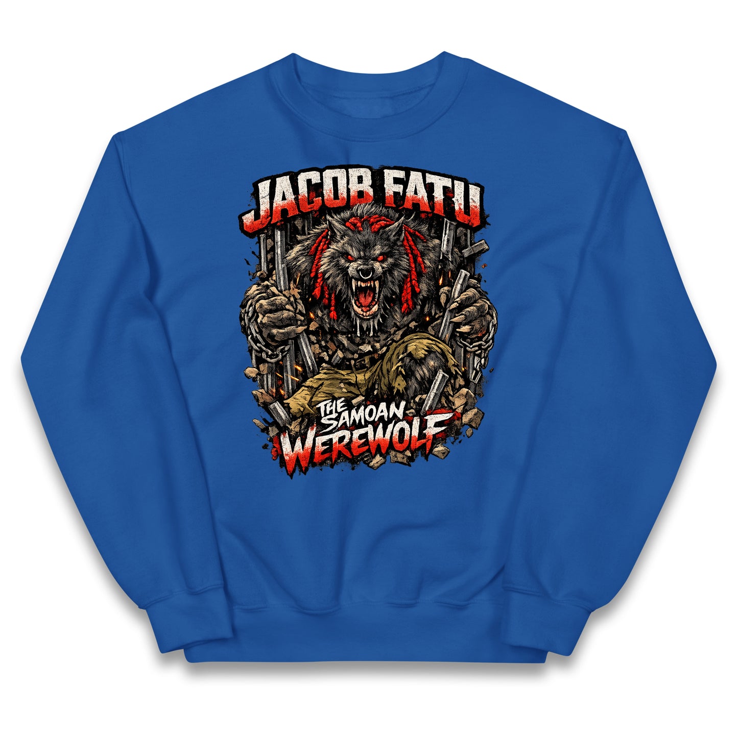 Jacob Fatu The Samoan Werewolf Kids Jumper