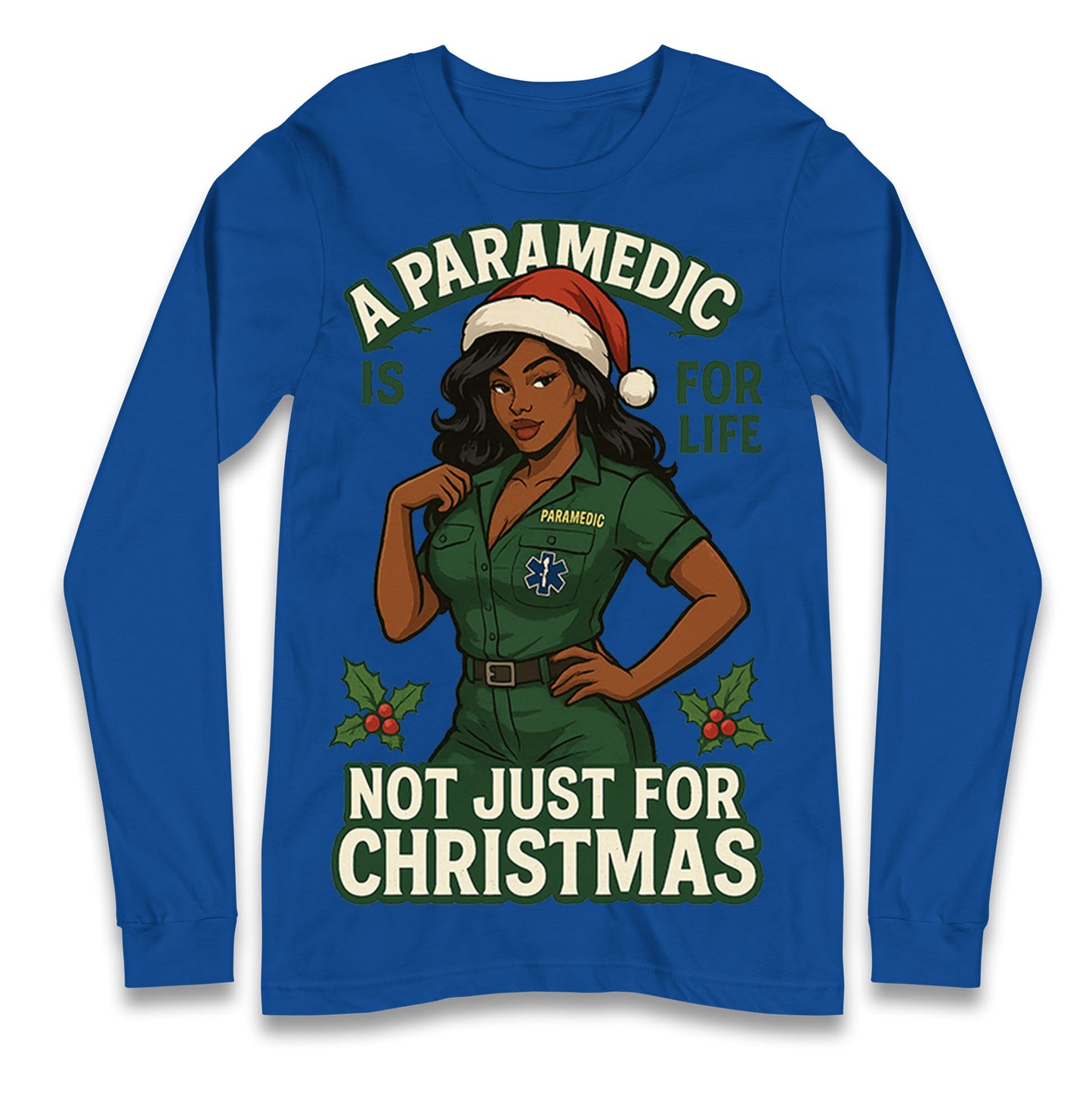 Paramedic Christmas Longsleeve T Shirt