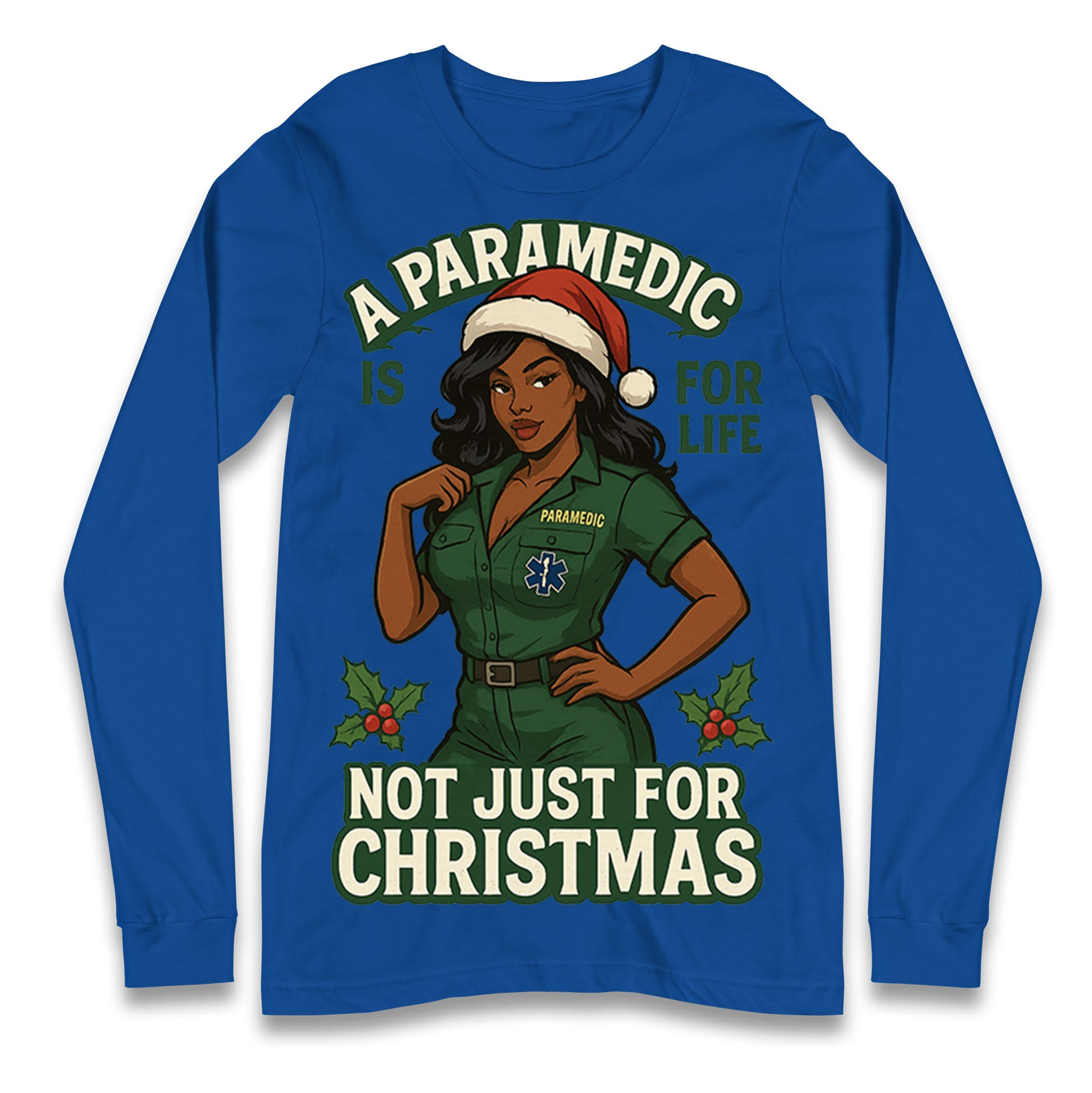 Paramedic Christmas Longsleeve T Shirt