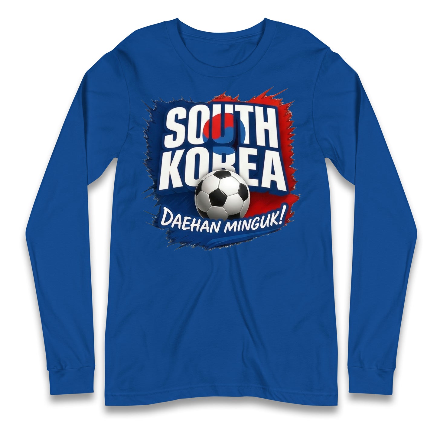 South Korea Football Longsleeve T Shirt