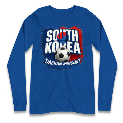 South Korea Football Longsleeve T Shirt