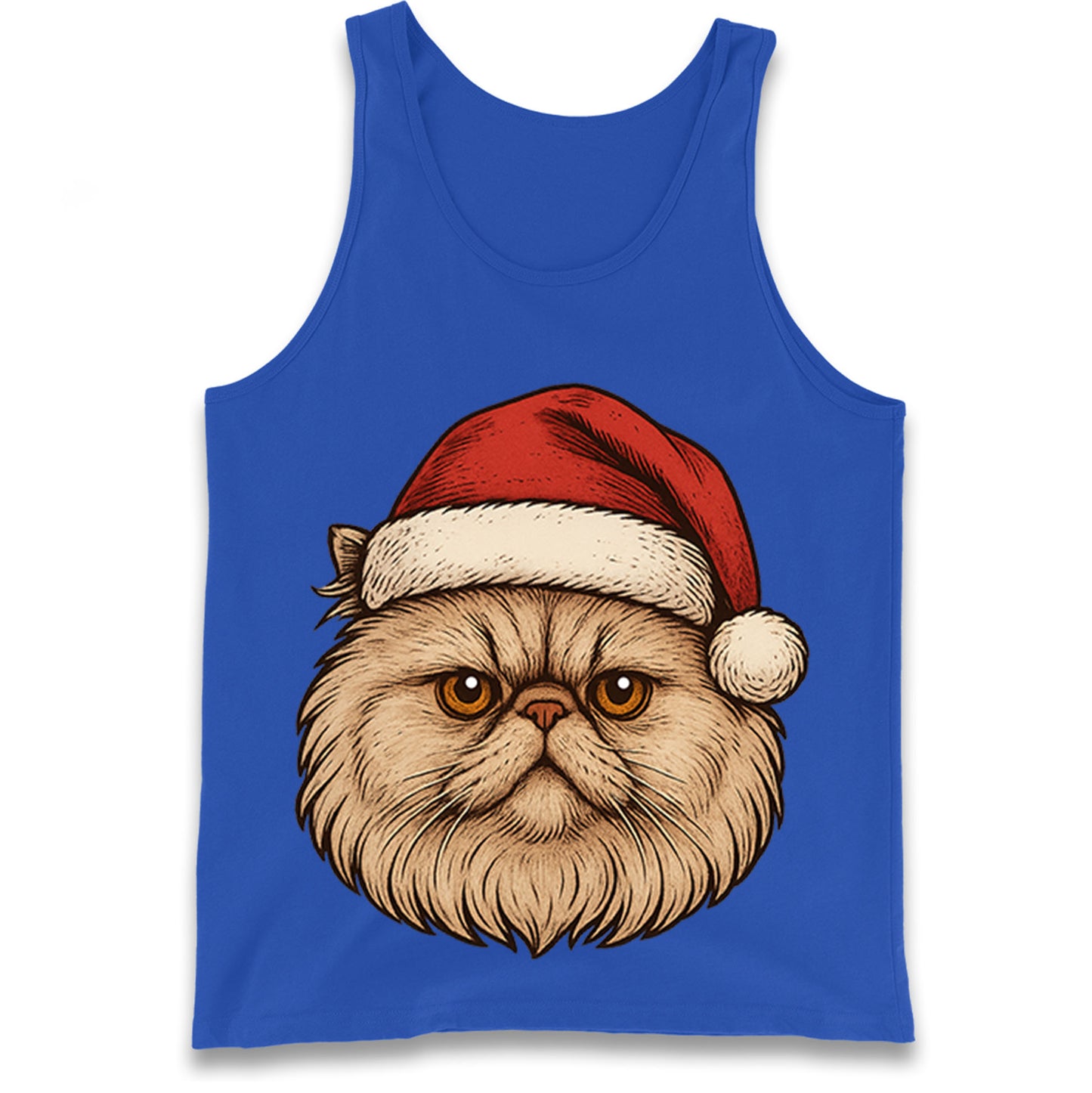 Persian Cat Christmas Tank Top