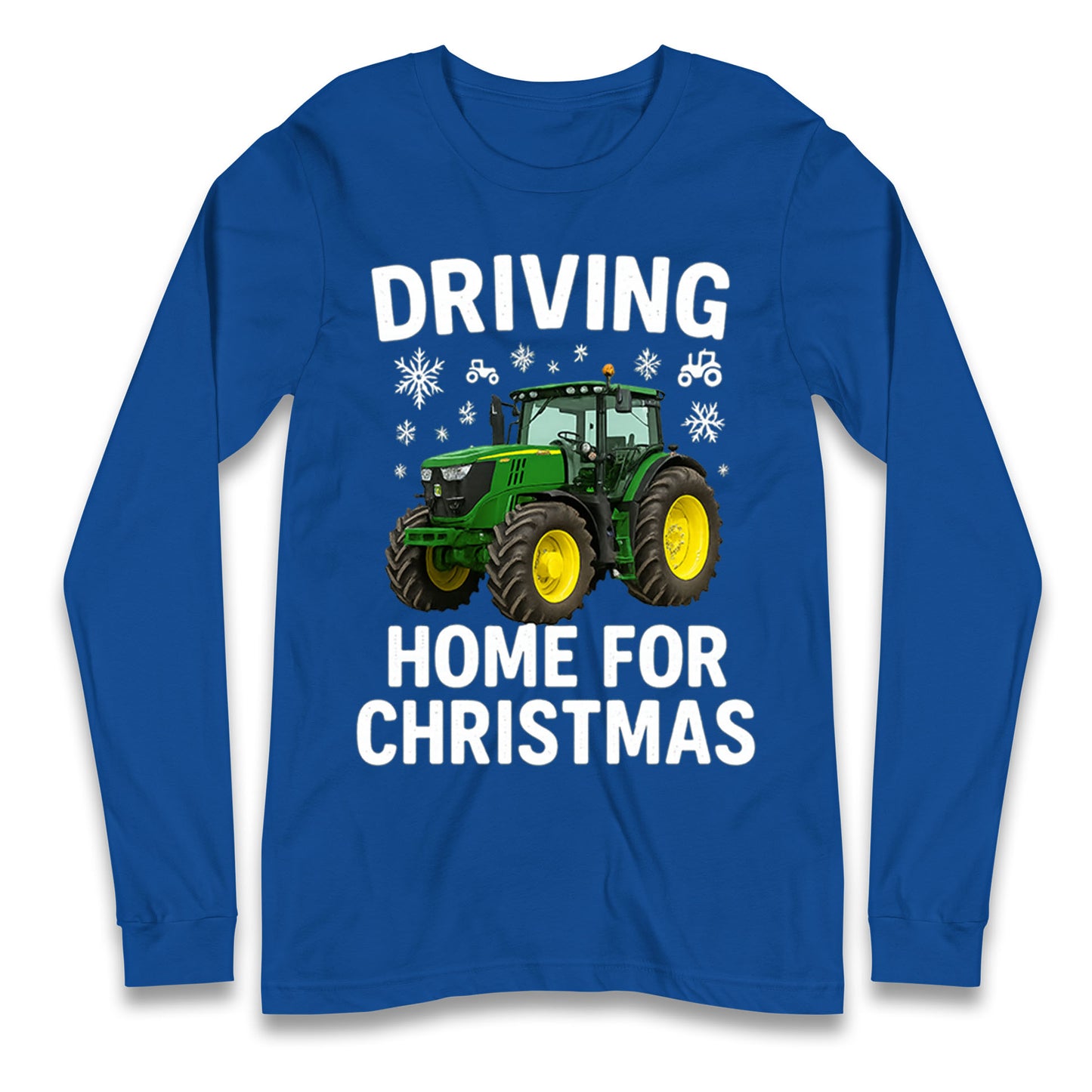 John Deere Tractor Christmas Longsleeve T Shirt 