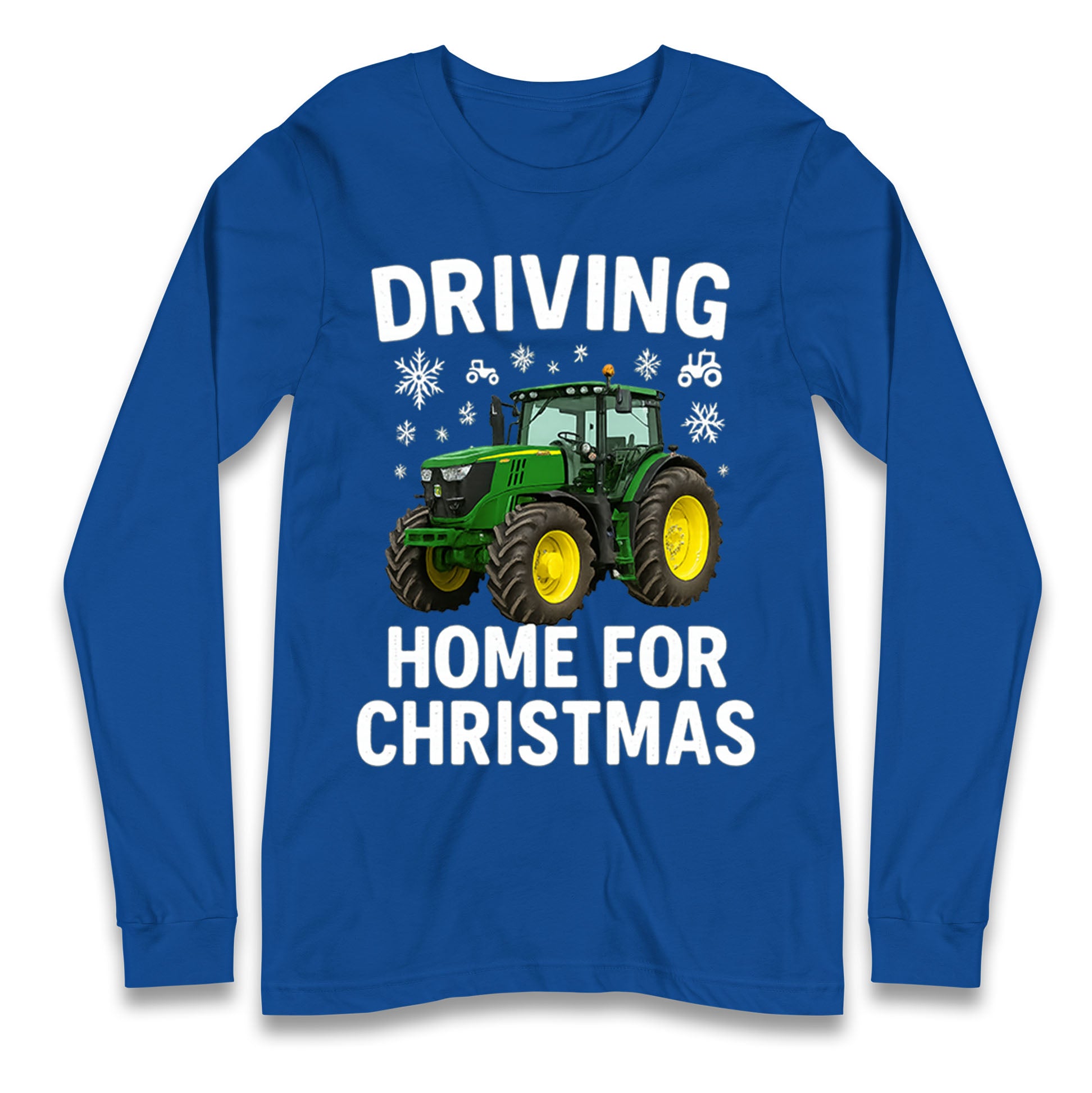 John Deere Tractor Christmas Longsleeve T Shirt 
