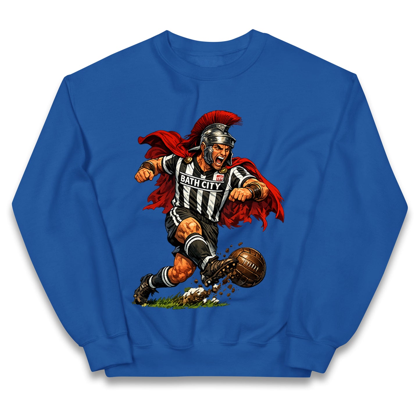 Retro Bath City Football Kids Jumper