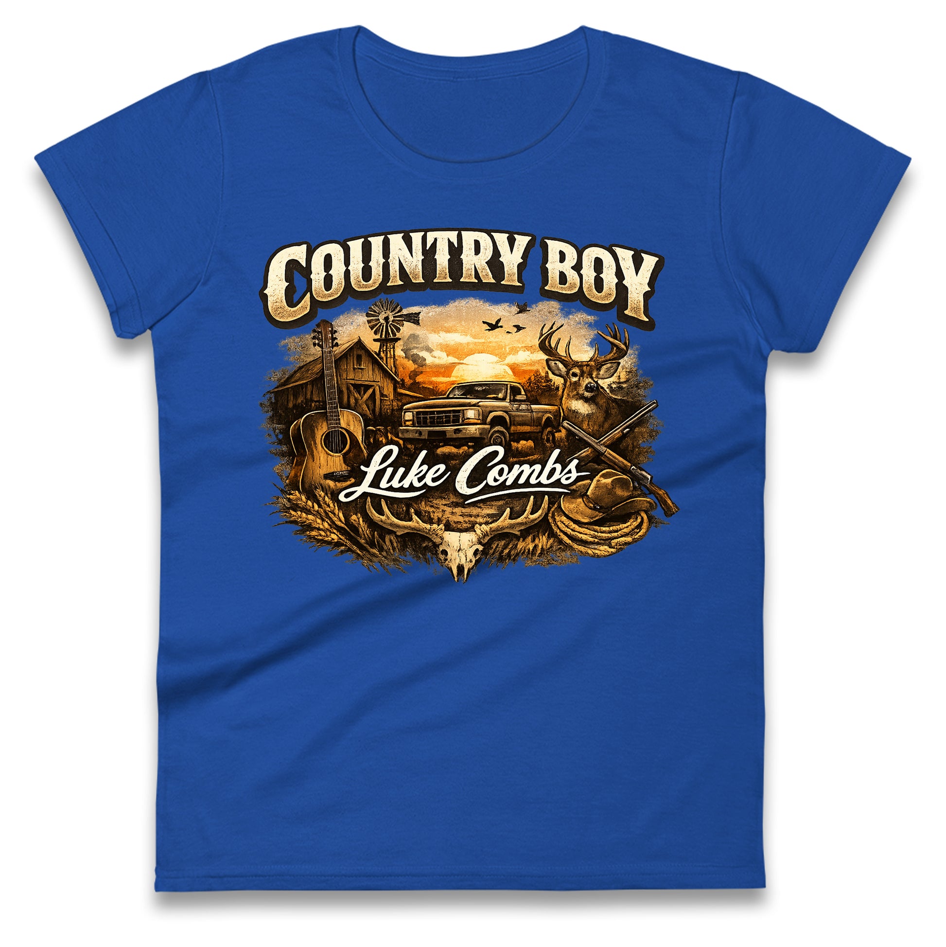 Luke Combs Country Music Ladies T Shirt