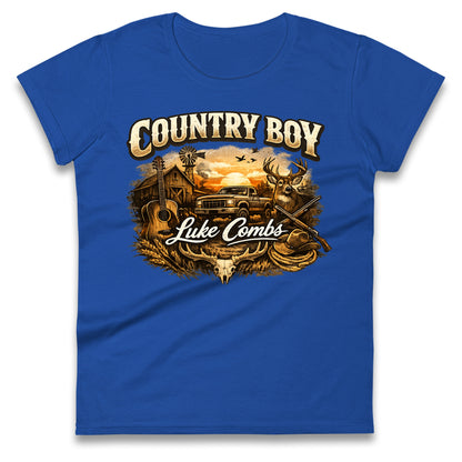 Luke Combs Country Music Ladies T Shirt