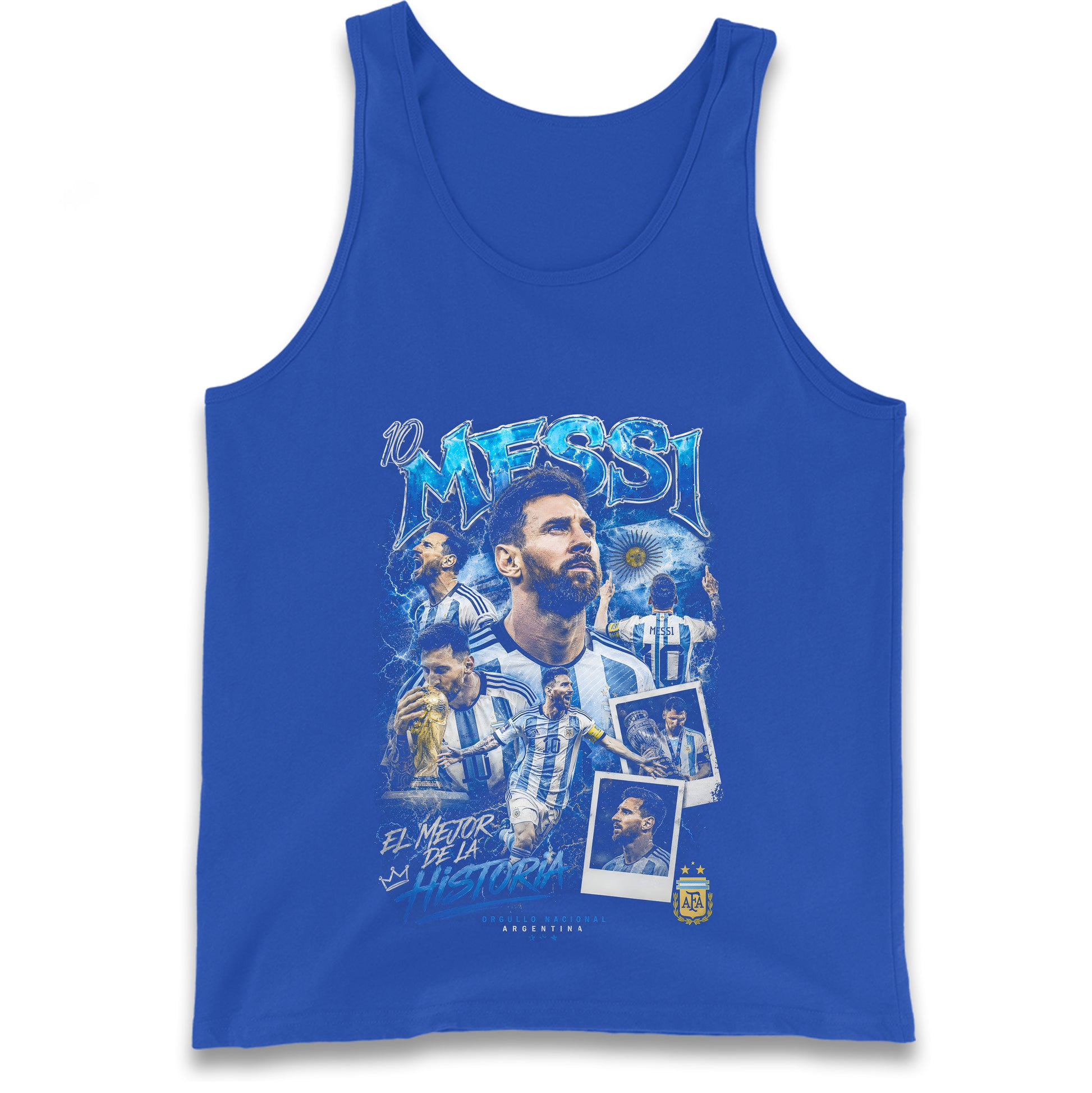 10 Messi Argentina Tank Top 