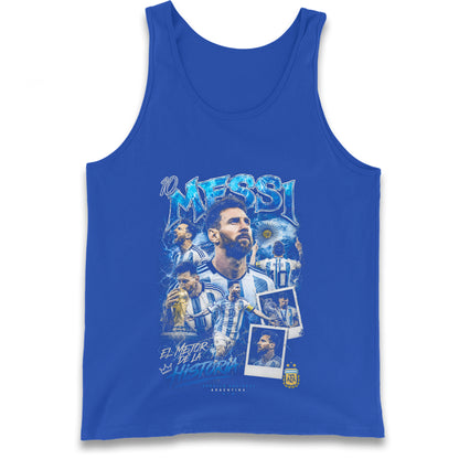 10 Messi Argentina Tank Top 
