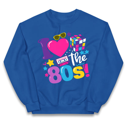 I Love The 80's Kids Jumper