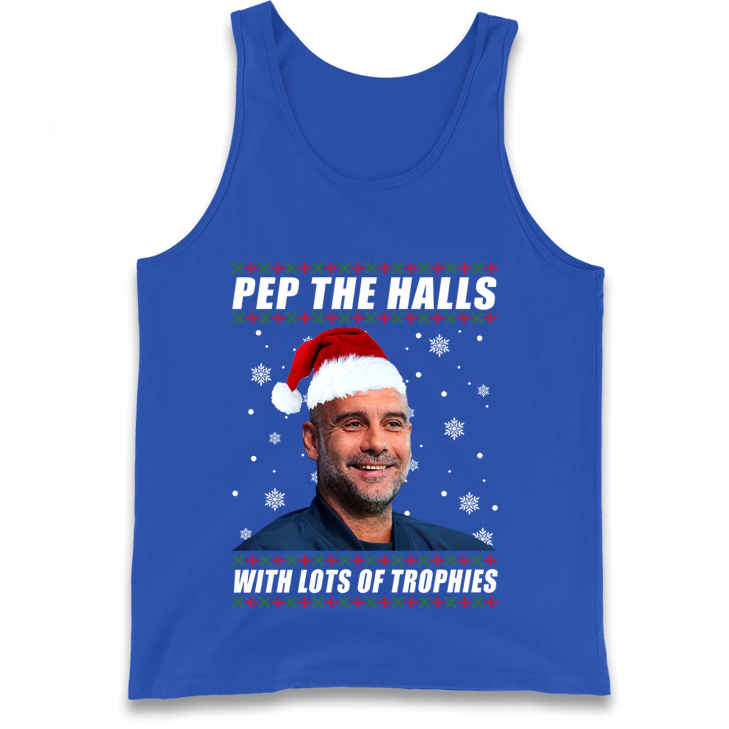 Pep Guardiola Christmas Tank Top