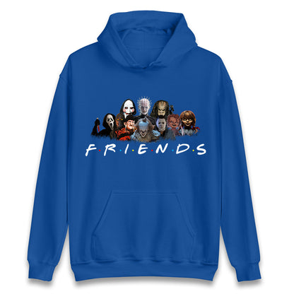 Horror Characters Friends Halloween Unisex Hoodie