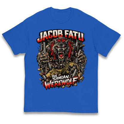 Jacob Fatu The Samoan Werewolf Kids T Shirt