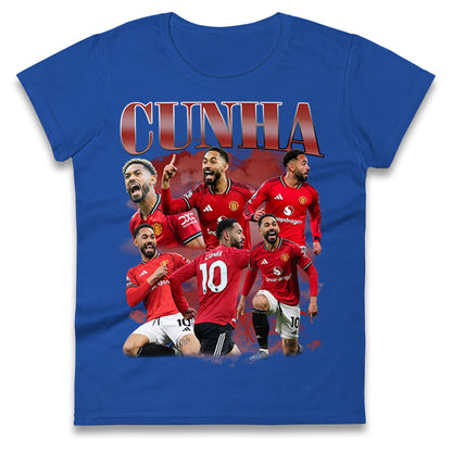 Matheus Cunha Manchester United Ladies T Shirt