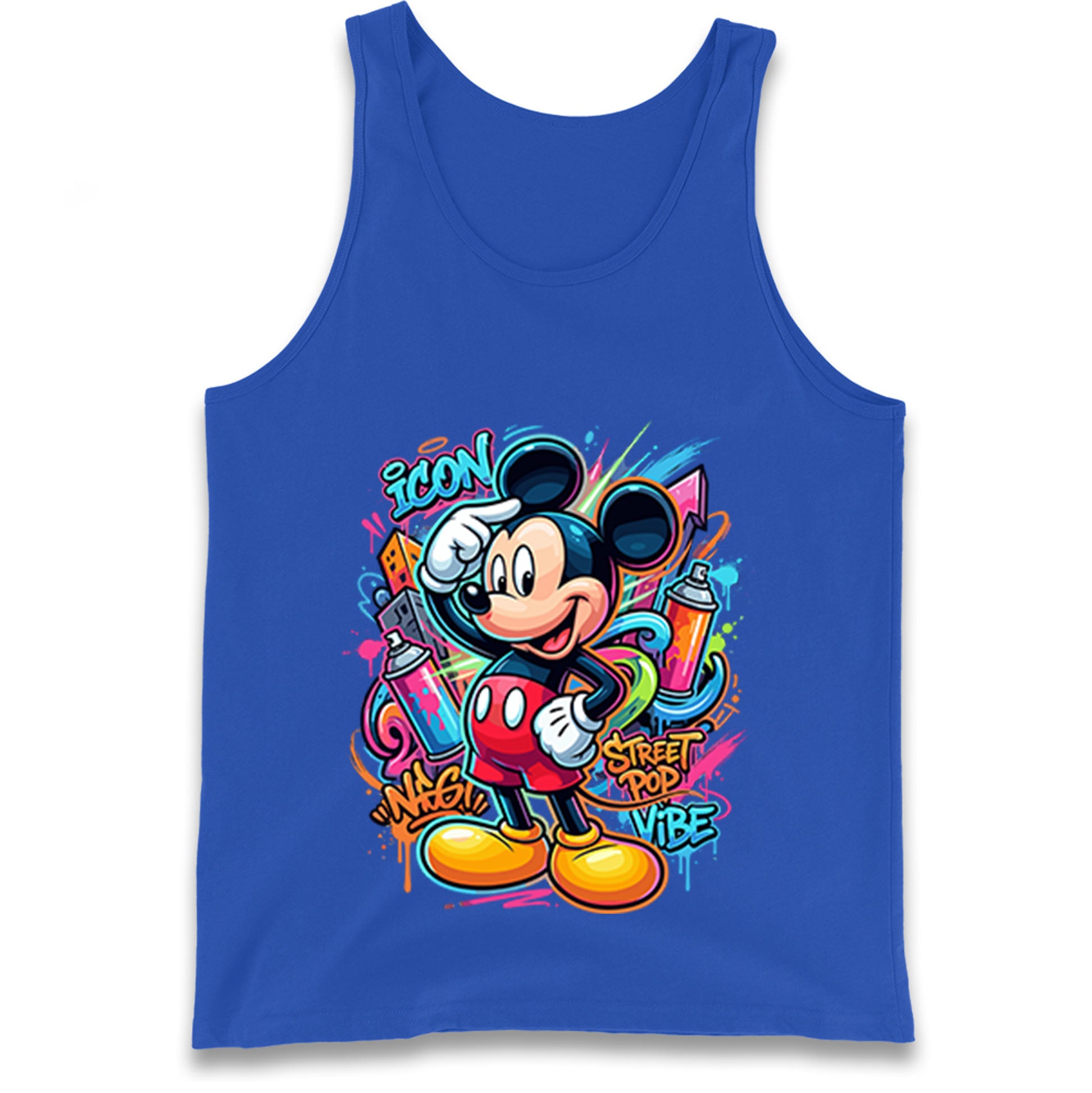 Graffiti Mickey Tank Top