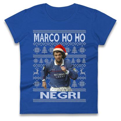 Rangers FC Christmas Ladies T Shirt 