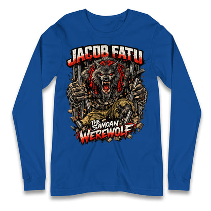 Jacob Fatu The Samoan Werewolf Long Sleeve Shirt
