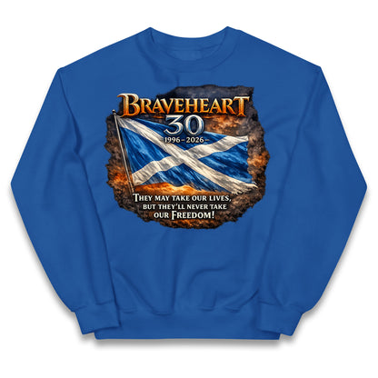Braveheart 30th Anniversary Kids Jumper