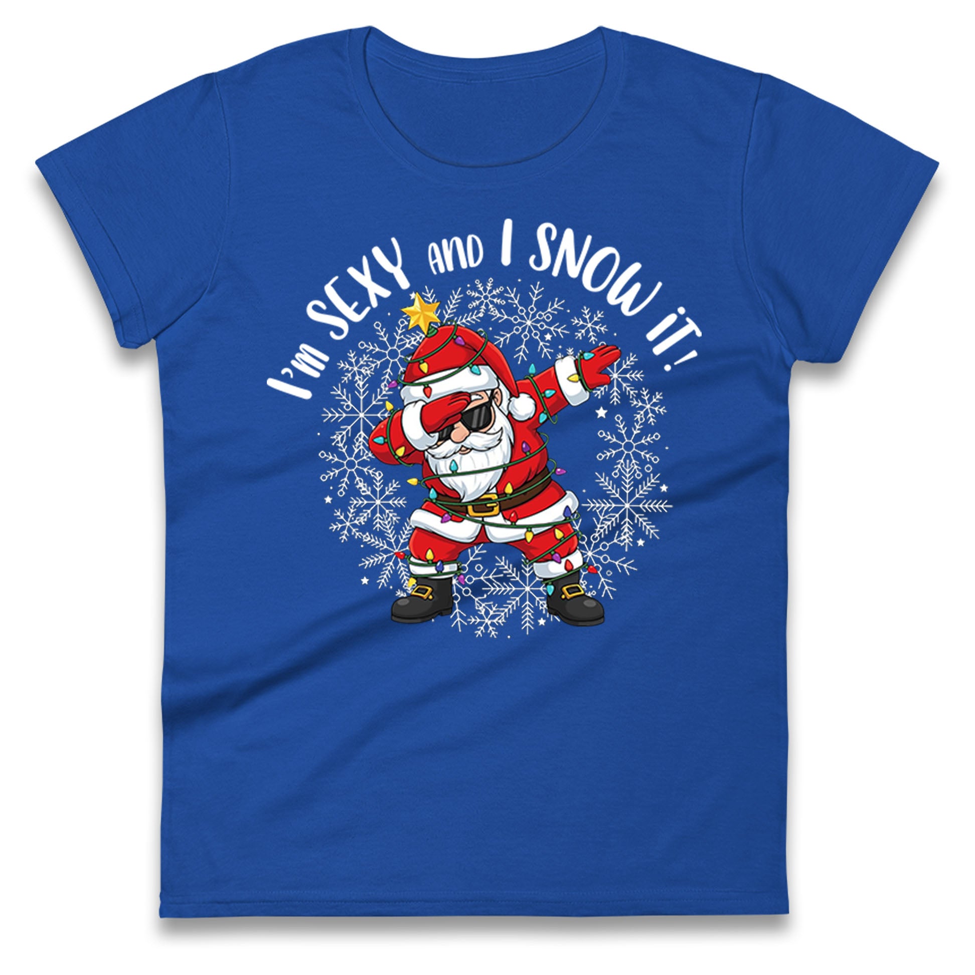 I Snow It Christmas Ladies T Shirt 