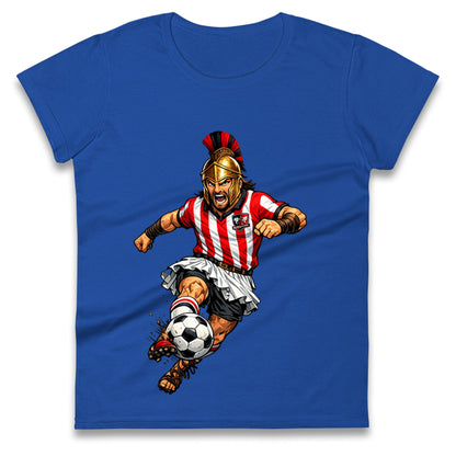 Retro Exeter City Football Ladies T Shirt