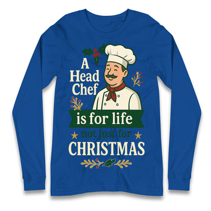 Head Chef Christmas Longsleeve T Shirt