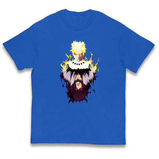 naruto uzumaki and sasuke uchiha t shirt