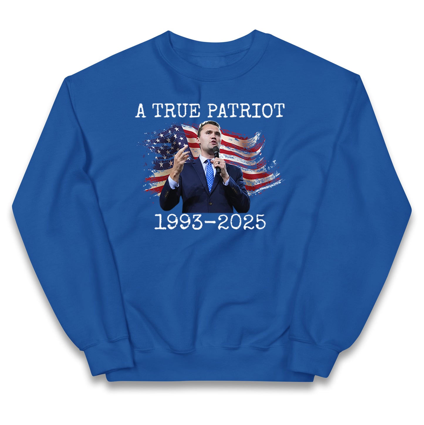 Charlie Kirk Tribute Kids Jumper