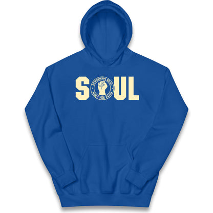 Northern Soul Keep The Faith Logo Kids Hoodie