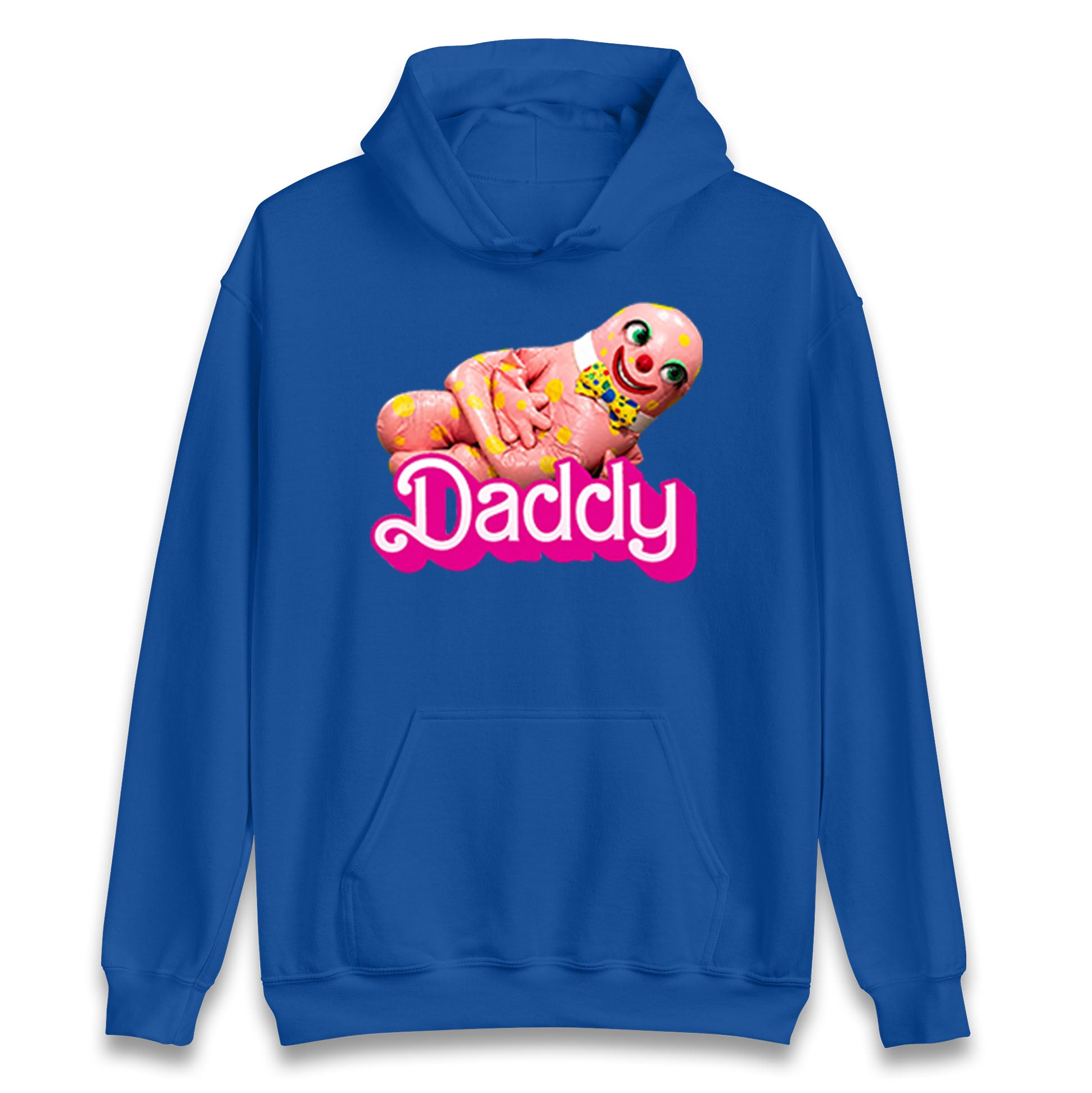 Funny Mr Blobby Daddy 90s Retro Hoodie