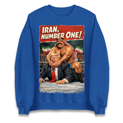 Donald Trump Iron Sheik Iran Wrestling Jumper