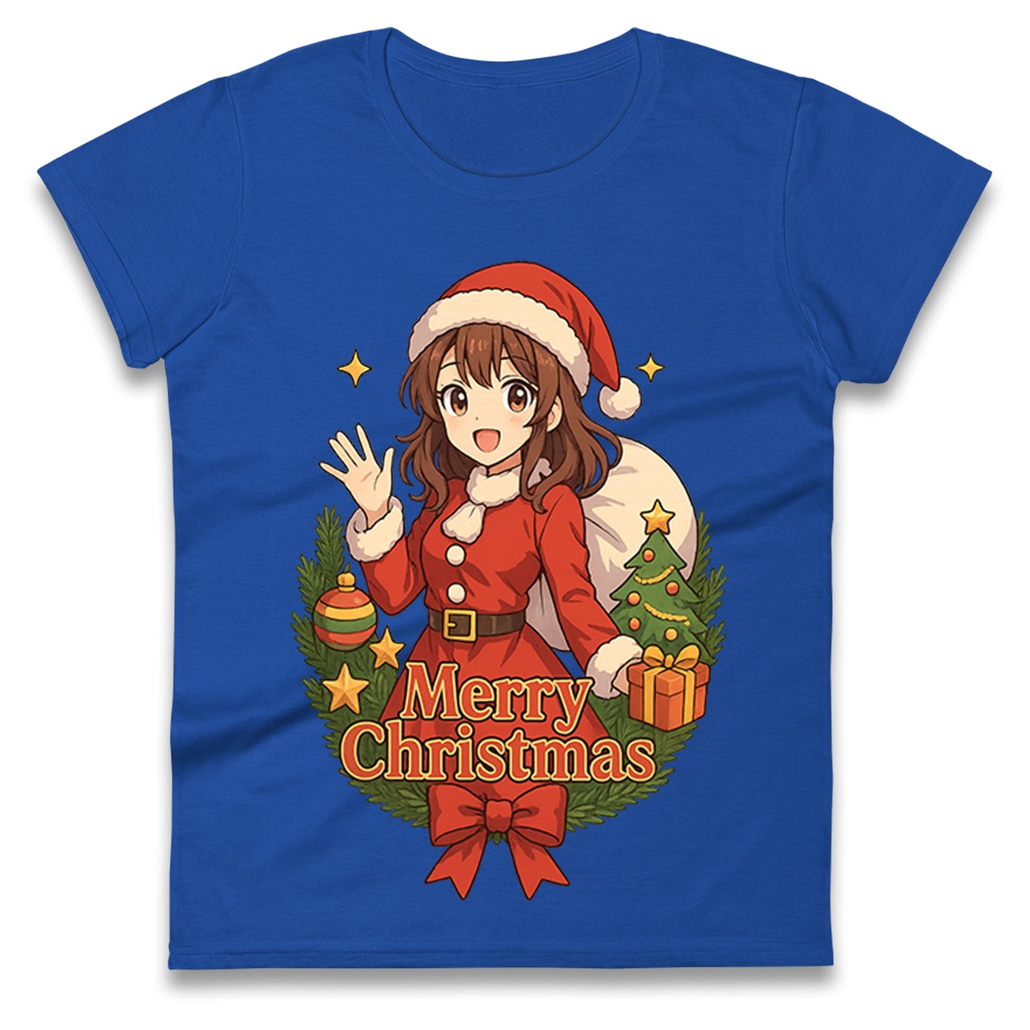 Anime Christmas Ladies Shirt