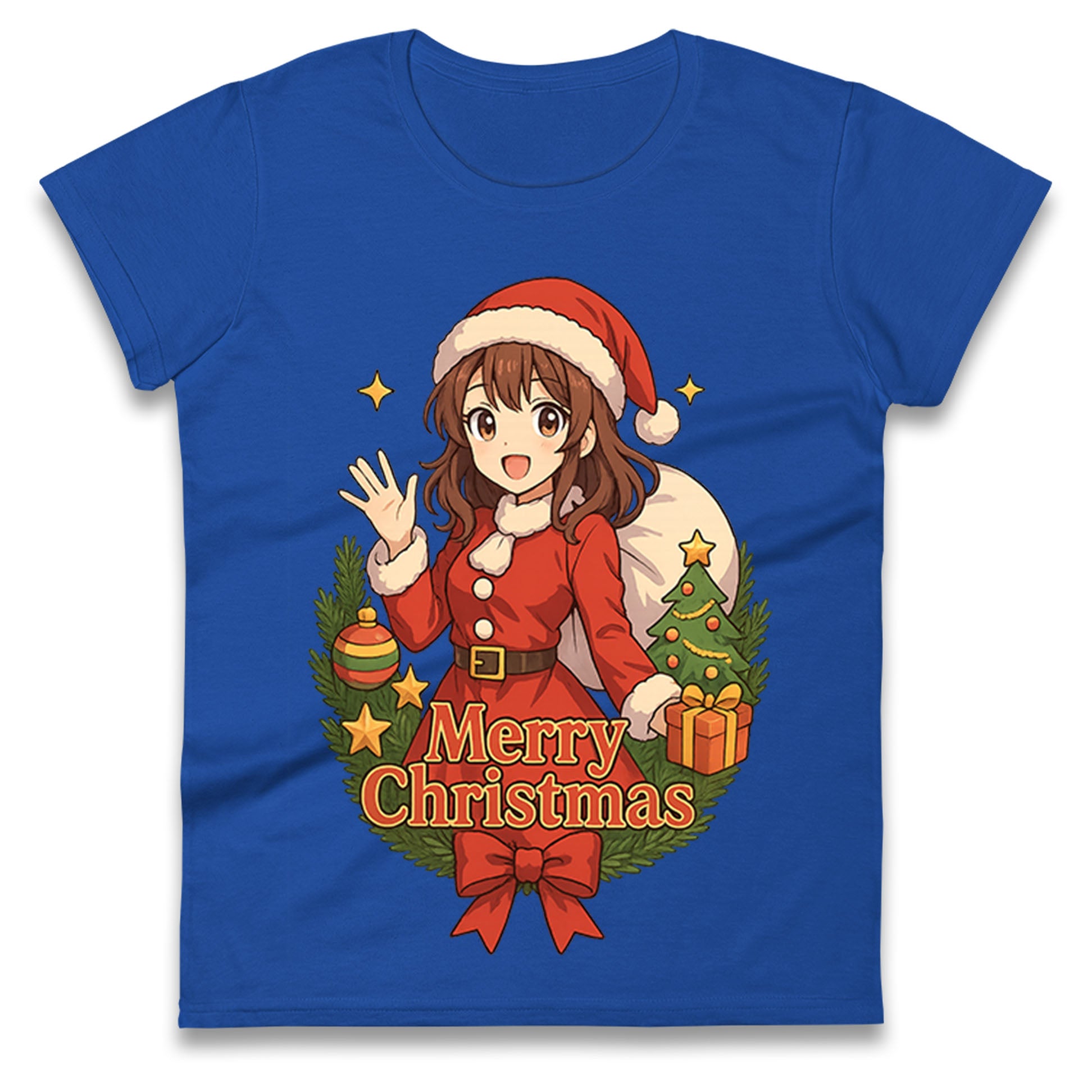 Anime Christmas Ladies Shirt