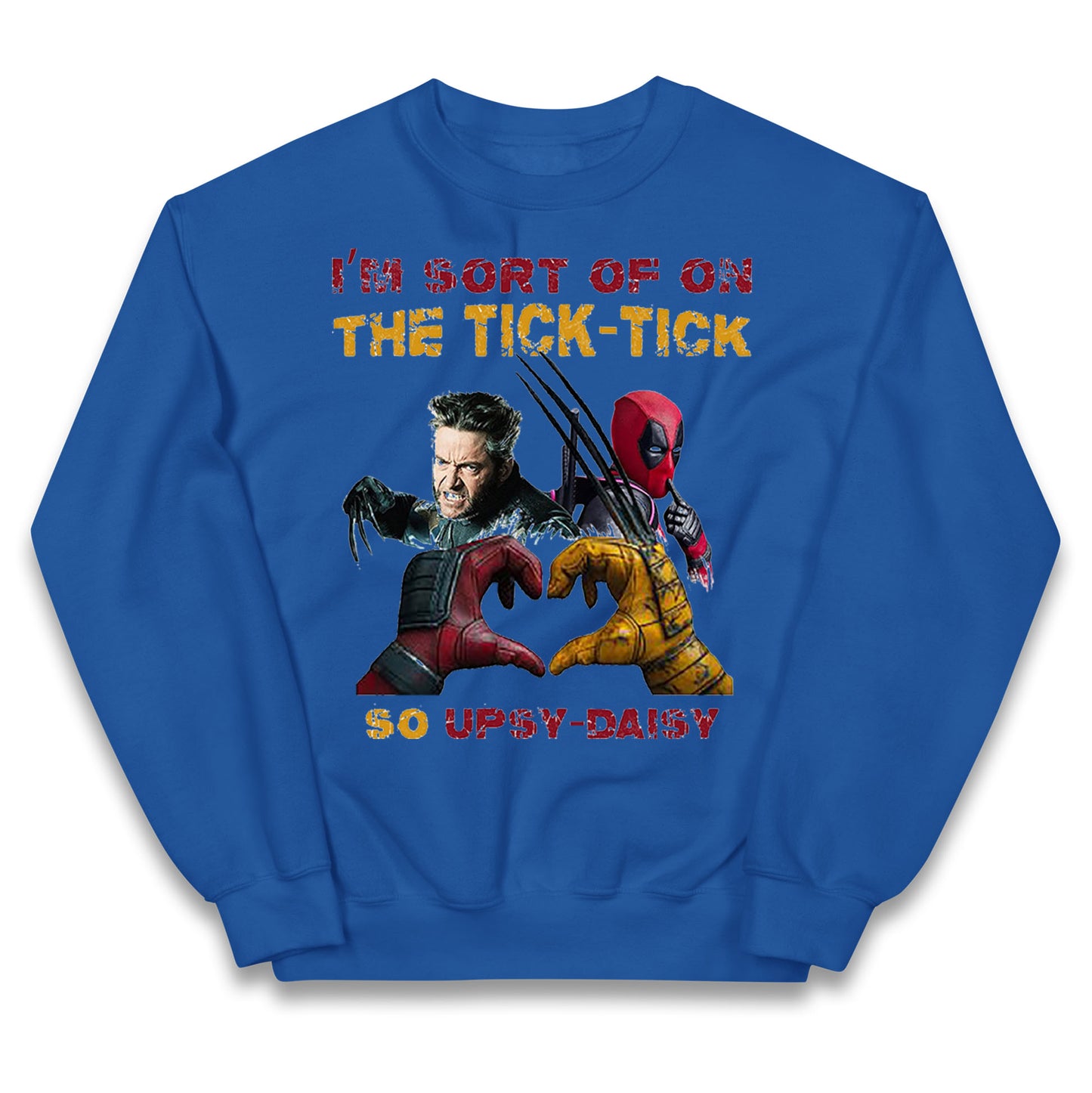I'm Sort of on The Tick Tick so Upsy Daisy Kids Jumper
