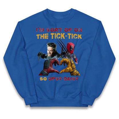 I'm Sort of on The Tick Tick so Upsy Daisy Kids Jumper