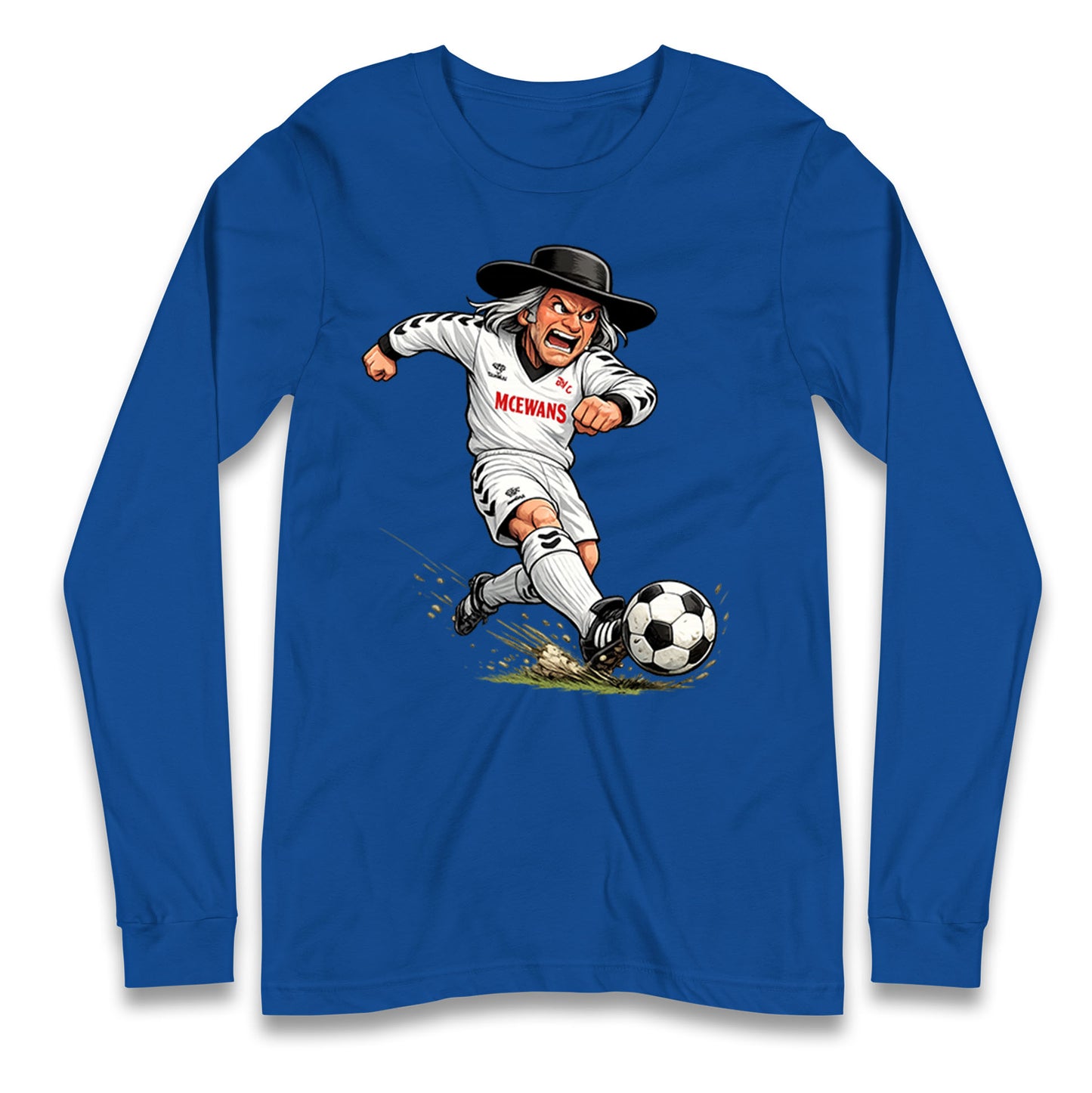Classic Darlington Football Longsleeve T Shirt