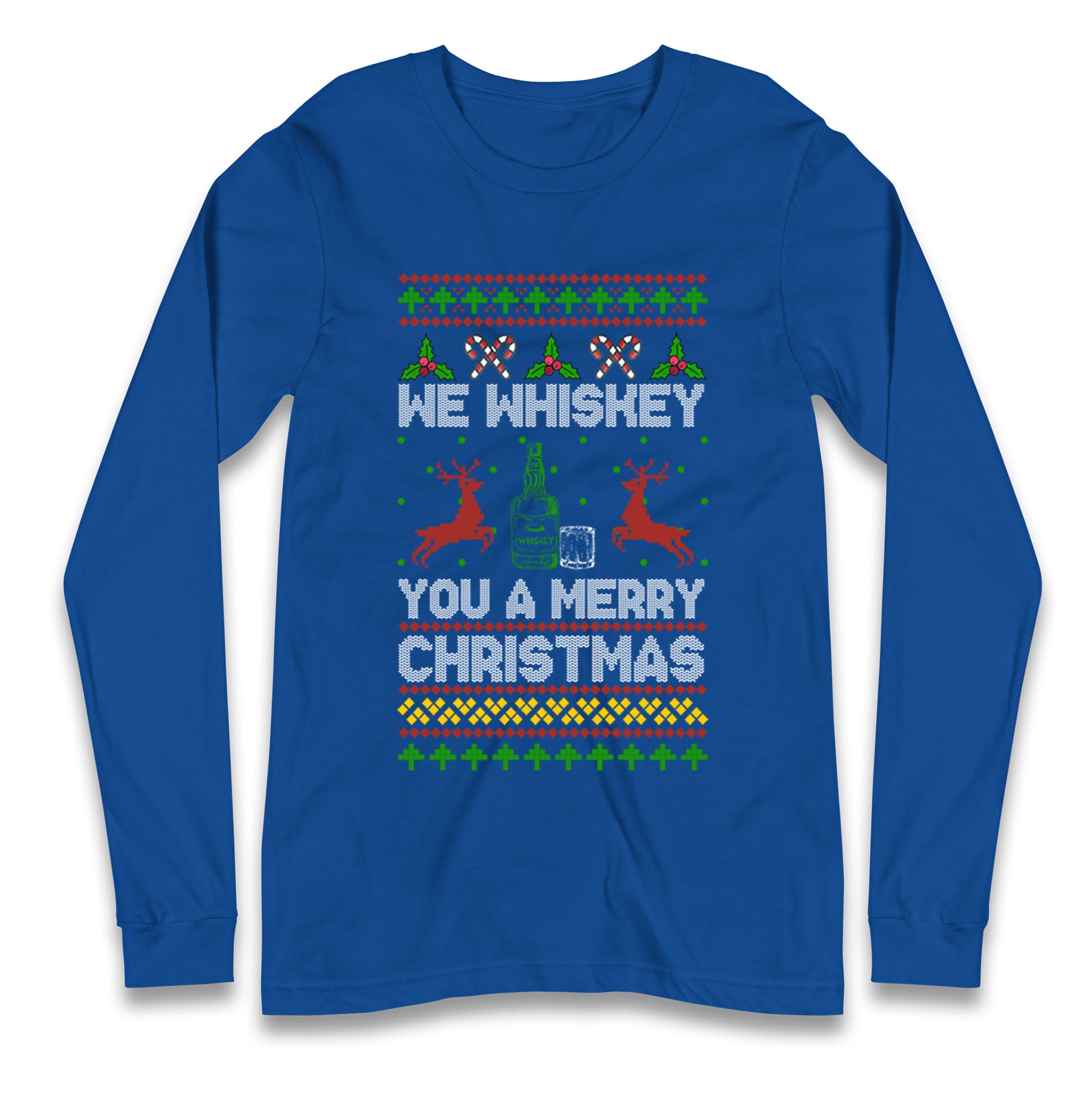 whisky Christmas Longsleeve T Shirt