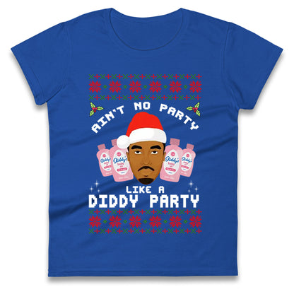 Diddy Christmas Ladies T Shirt