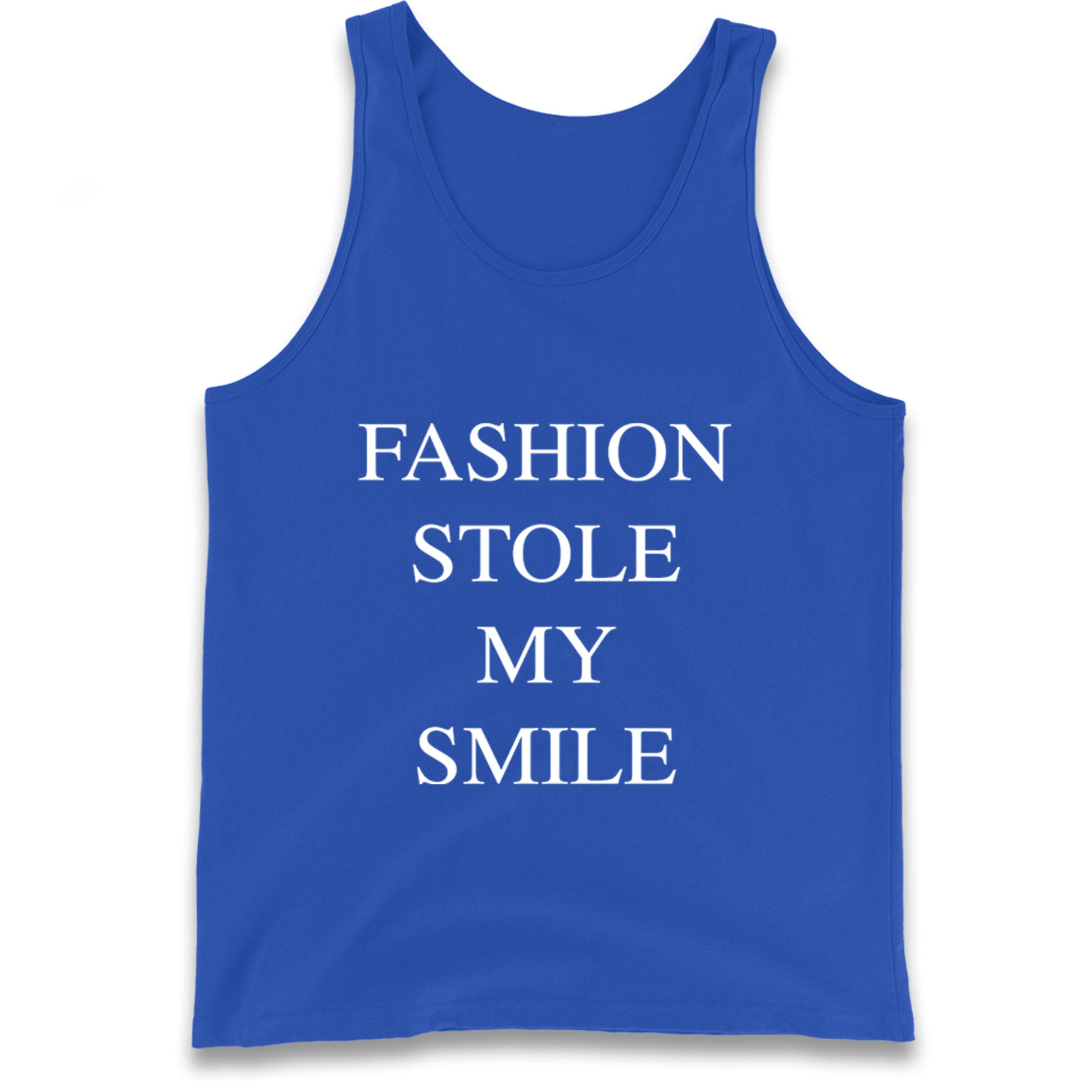 Fashion Stole My Smile Tank Top