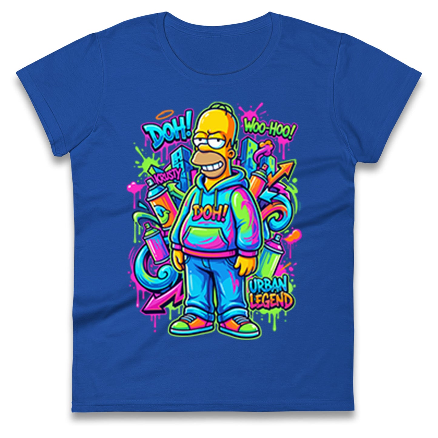 Homer Simpson Ladies T Shirt