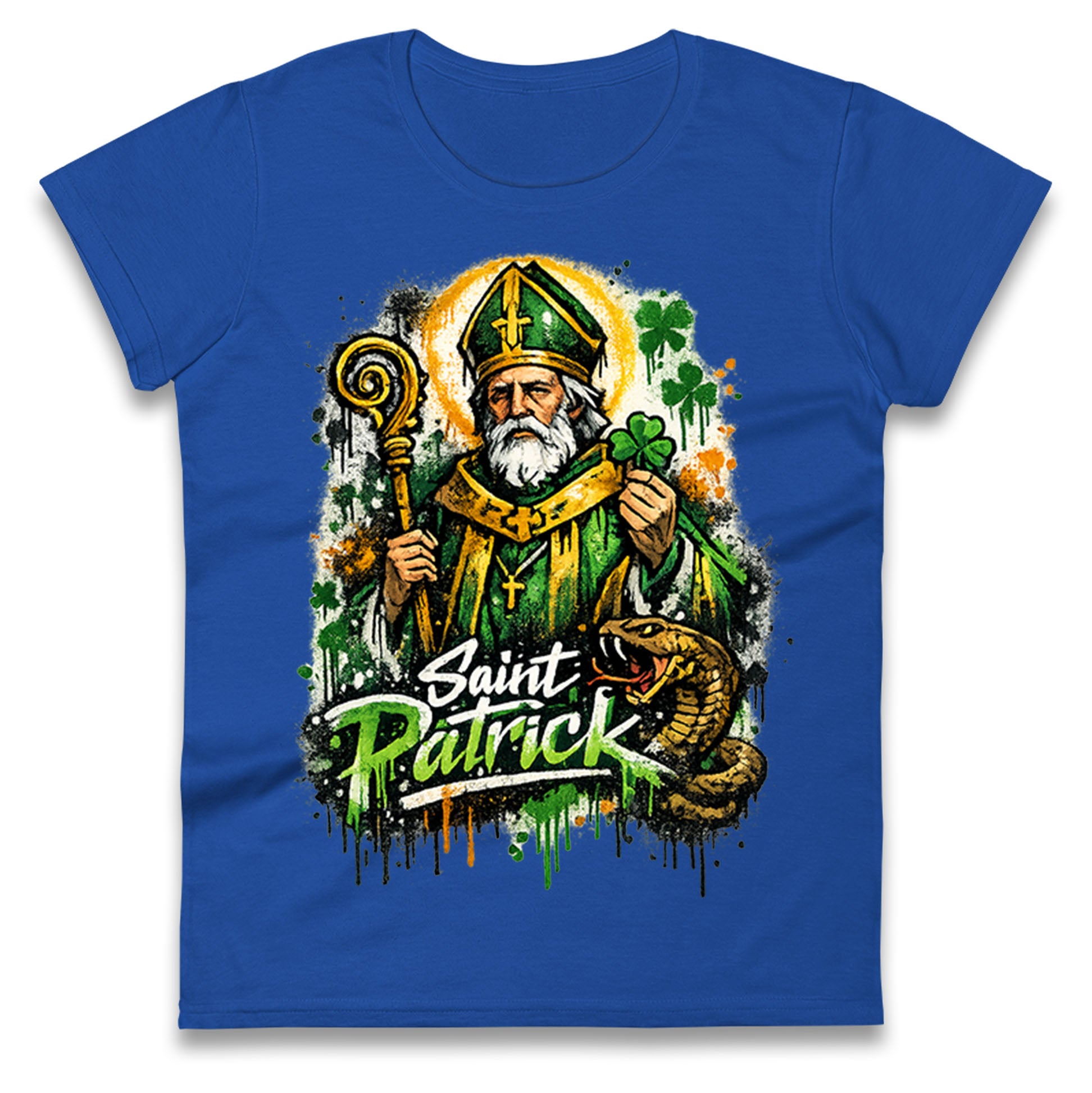 Saint Patrick Ireland Ladies T Shirt